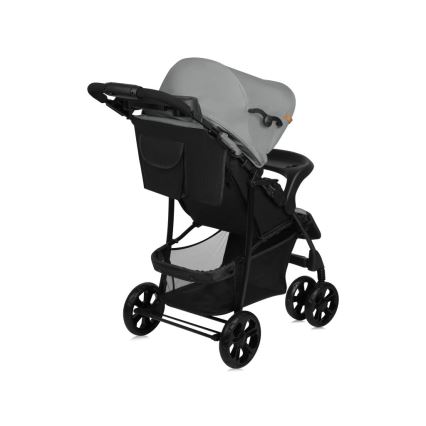 Lionelo - Carrinho de passeio EMMA PLUS cinzento/preto