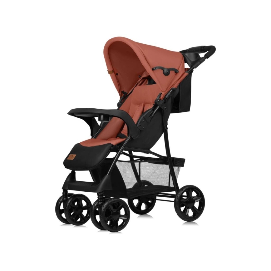 Lionelo - Carrinho de passeio EMMA PLUS tijolo/preto