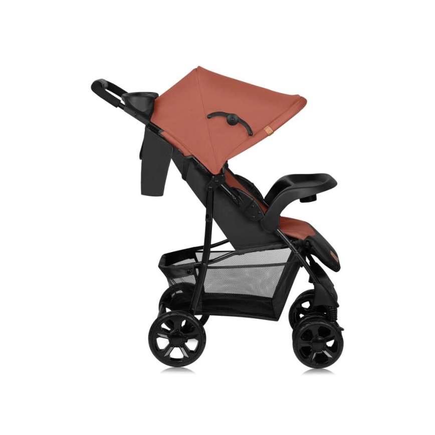 Lionelo - Carrinho de passeio EMMA PLUS tijolo/preto