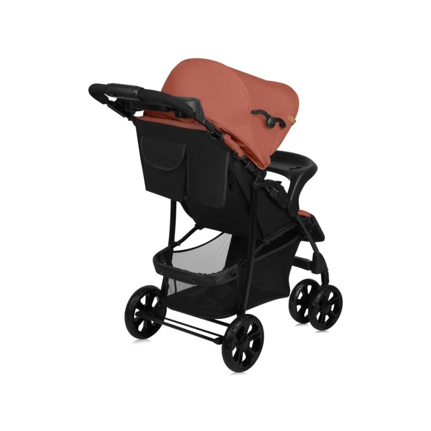 Lionelo - Carrinho de passeio EMMA PLUS tijolo/preto