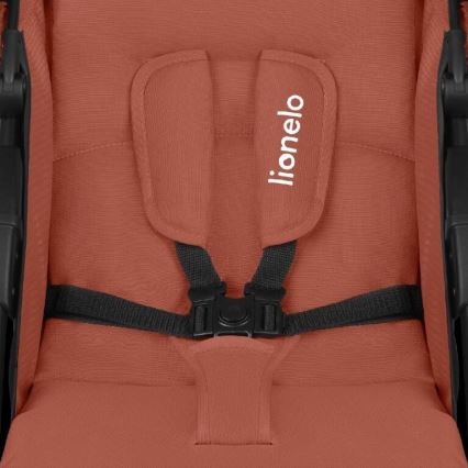 Lionelo - Carrinho de passeio EMMA PLUS tijolo/preto