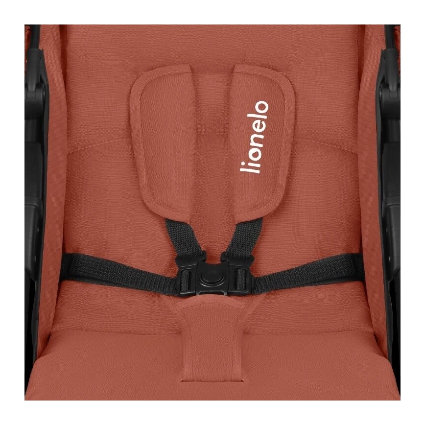 Lionelo - Carrinho de passeio EMMA PLUS tijolo/preto