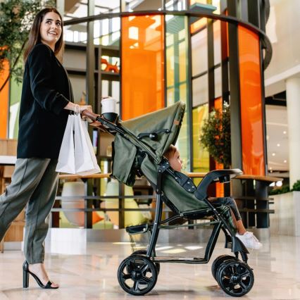 Lionelo - Carrinho de passeio EMMA PLUS verde