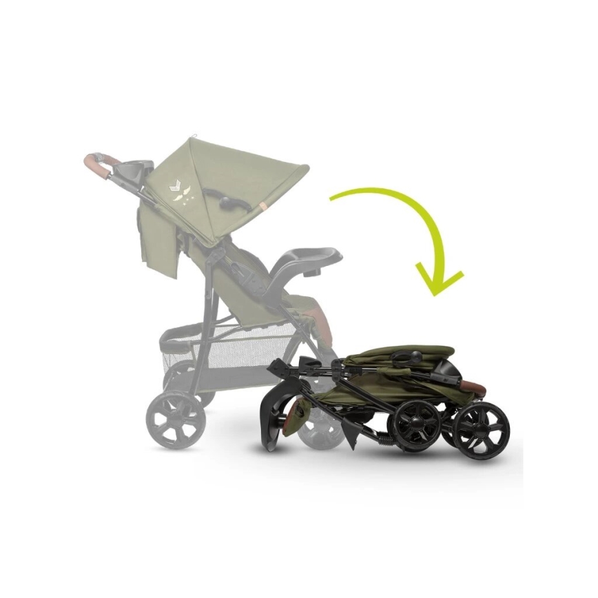 Lionelo - Carrinho de passeio EMMA PLUS verde