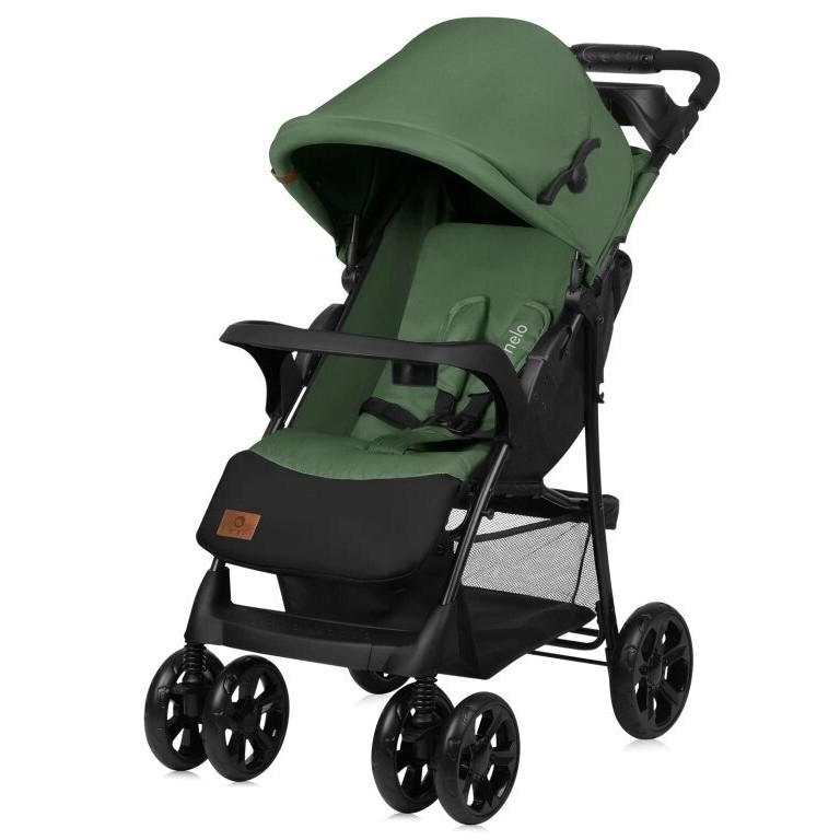 Lionelo - Carrinho de passeio EMMA PLUS verde/preto