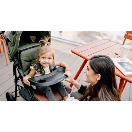 Lionelo - Carrinho de passeio EMMA PLUS verde/preto