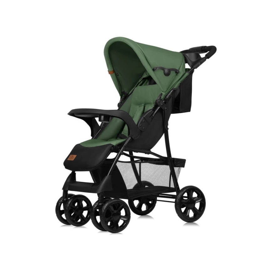 Lionelo - Carrinho de passeio EMMA PLUS verde/preto