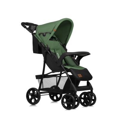 Lionelo - Carrinho de passeio EMMA PLUS verde/preto