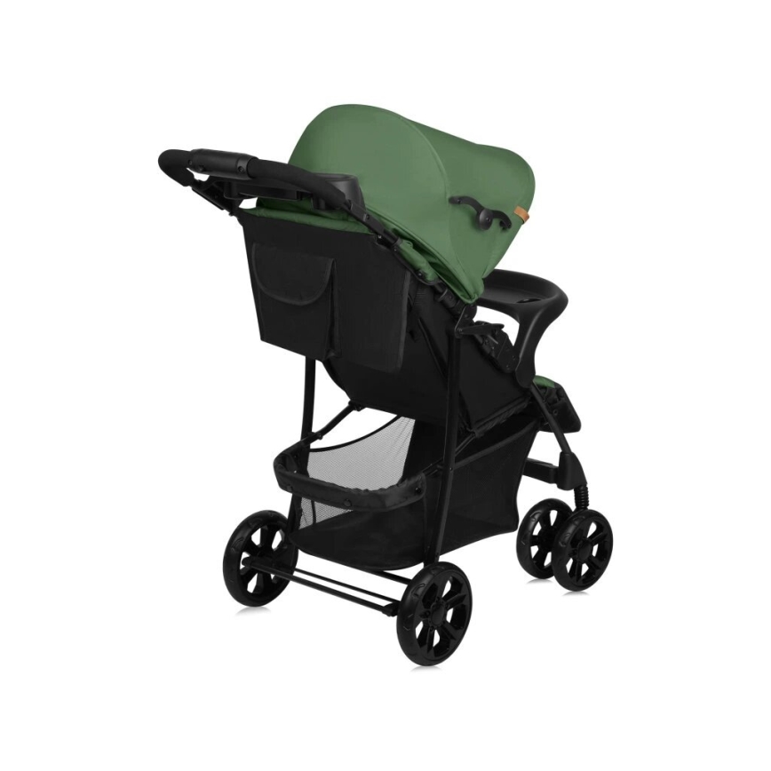 Lionelo - Carrinho de passeio EMMA PLUS verde/preto