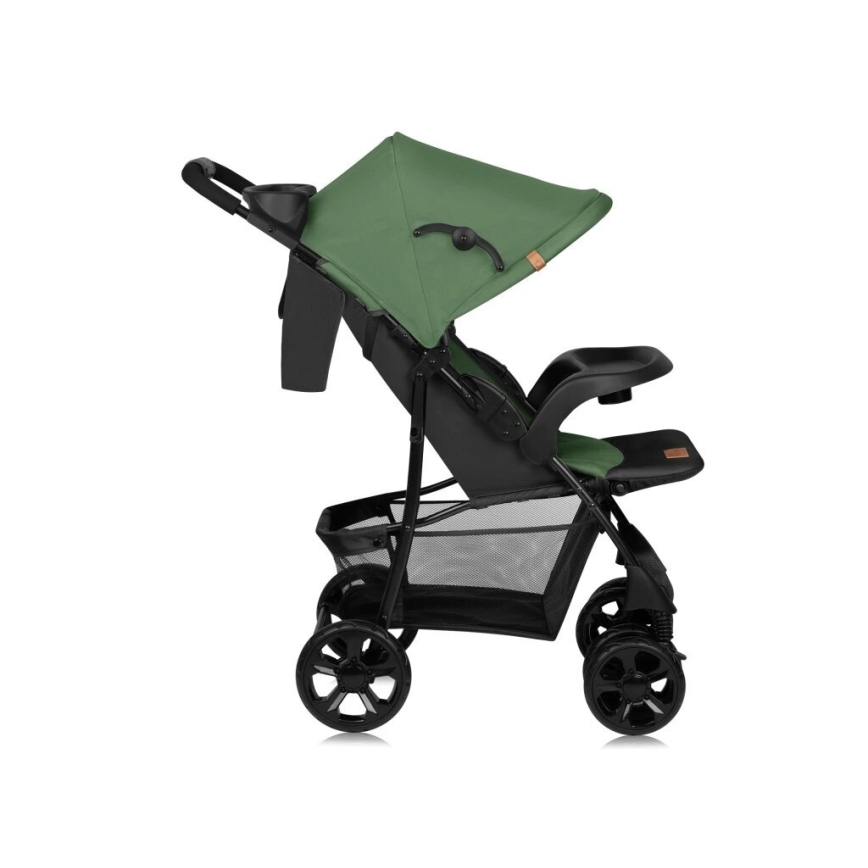 Lionelo - Carrinho de passeio EMMA PLUS verde/preto