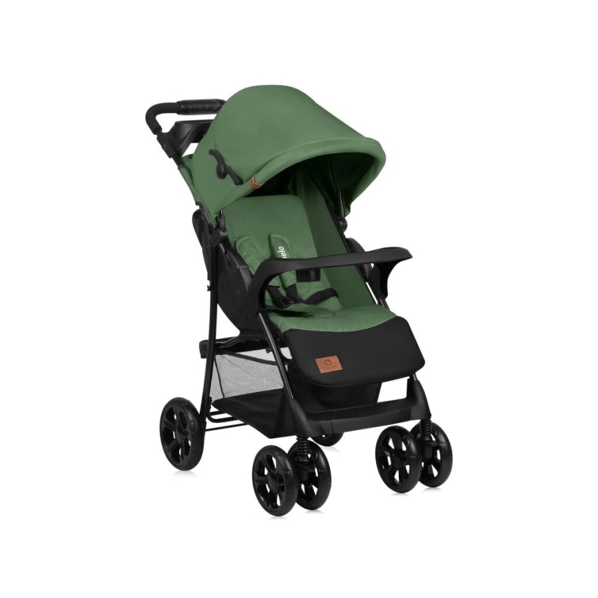 Lionelo - Carrinho de passeio EMMA PLUS verde/preto