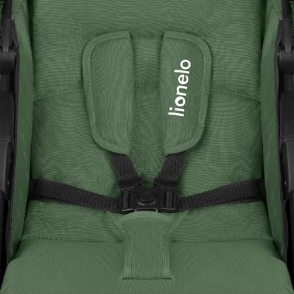 Lionelo - Carrinho de passeio EMMA PLUS verde/preto