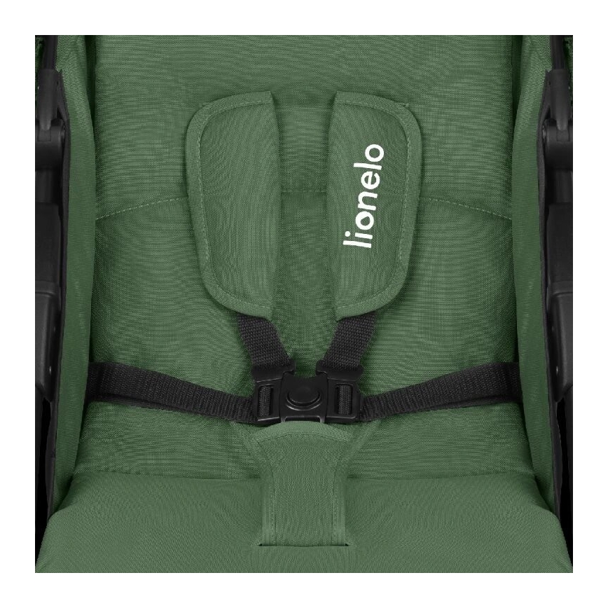 Lionelo - Carrinho de passeio EMMA PLUS verde/preto