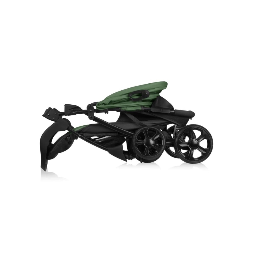 Lionelo - Carrinho de passeio EMMA PLUS verde/preto