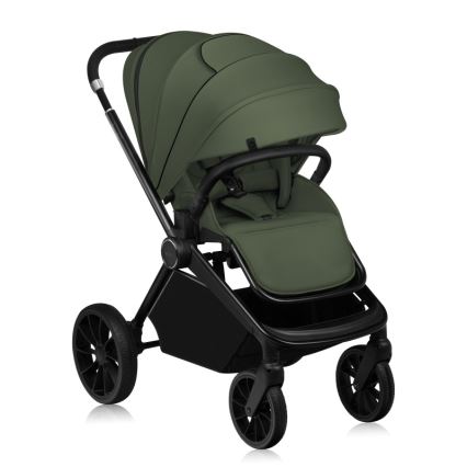 Lionelo - Carrinho de passeio esportivo MIKA PLUS Verde Oliva