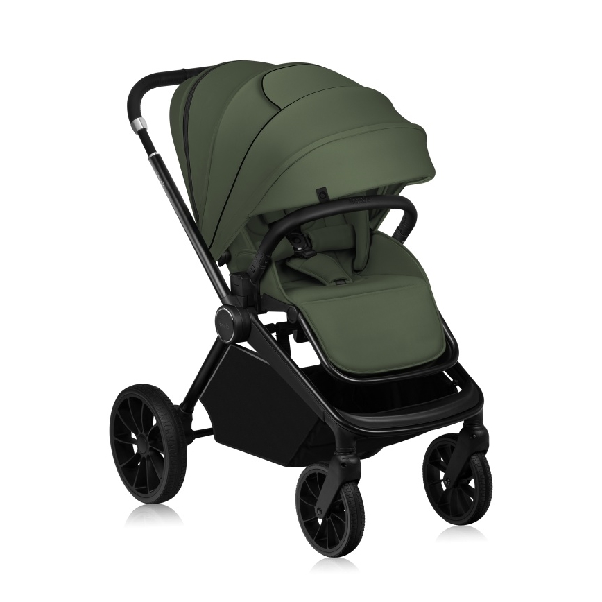 Lionelo - Carrinho de passeio esportivo MIKA PLUS Verde Oliva