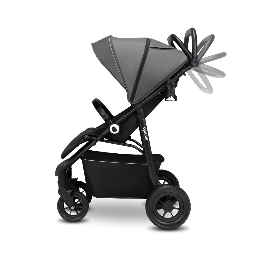 Lionelo - Carrinho de passeio esportivo NATT Grey Stone