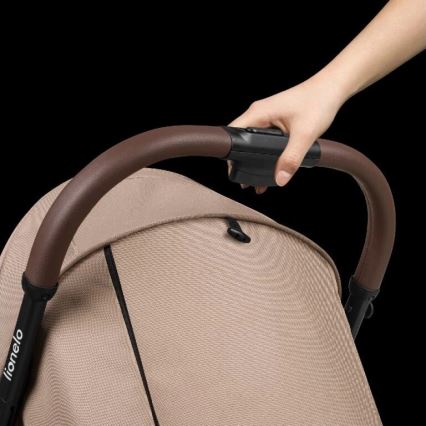 Lionelo - Carrinho de passeio INGRID bege/preto