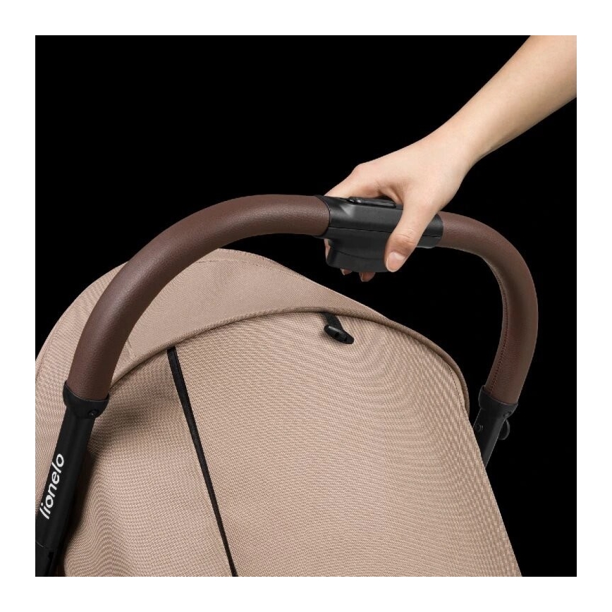 Lionelo - Carrinho de passeio INGRID bege/preto