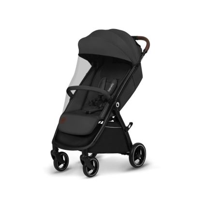 Lionelo - Carrinho de passeio INGRID cinzento escuro/preto