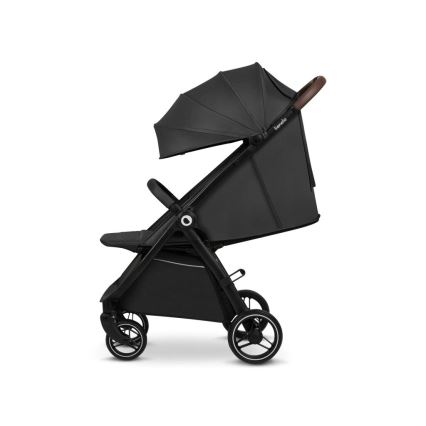 Lionelo - Carrinho de passeio INGRID cinzento escuro/preto