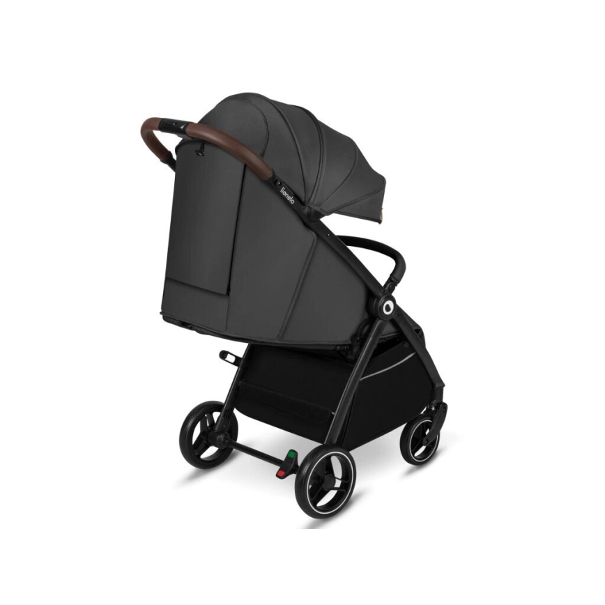 Lionelo - Carrinho de passeio INGRID cinzento escuro/preto
