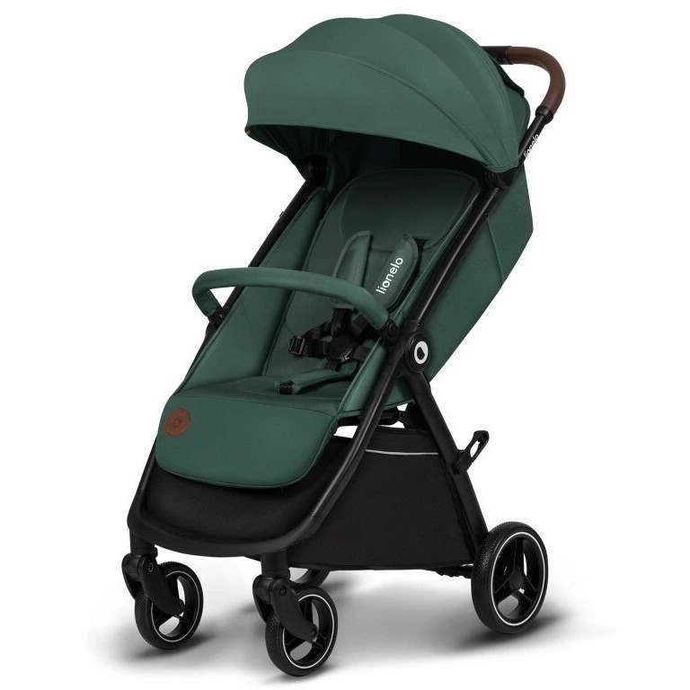 Lionelo - Carrinho de passeio INGRID verde/preto