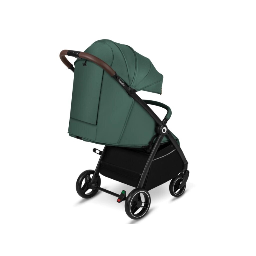 Lionelo - Carrinho de passeio INGRID verde/preto