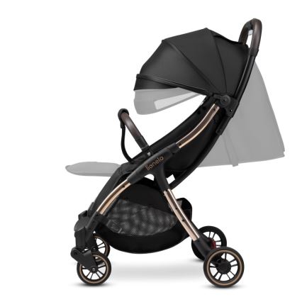 Lionelo - Carrinho desportivo JULIE ONE Preto/Dourado