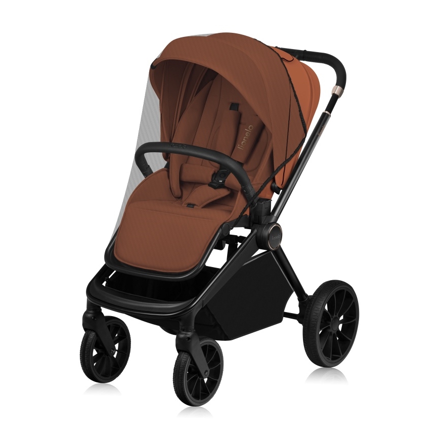 Lionelo - Carrinho Desportivo MIKA PLUS Castanho Ferrugem