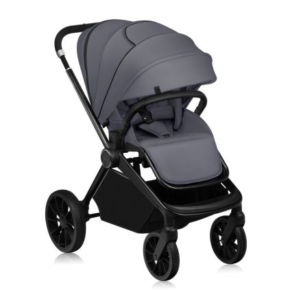 Lionelo - Carrinho desportivo MIKA PLUS Cinzento Stone