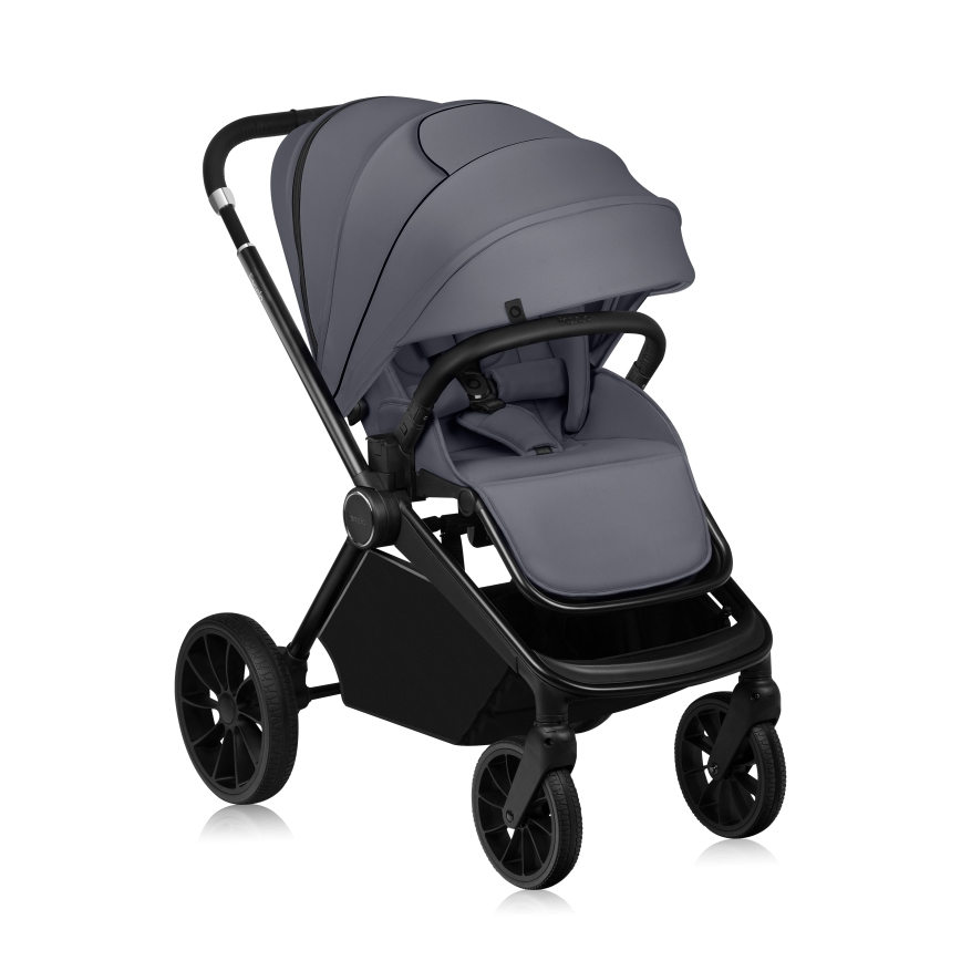 Lionelo - Carrinho desportivo MIKA PLUS Cinzento Stone