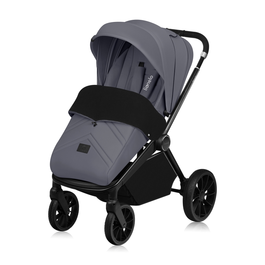 Lionelo - Carrinho desportivo MIKA PLUS Cinzento Stone