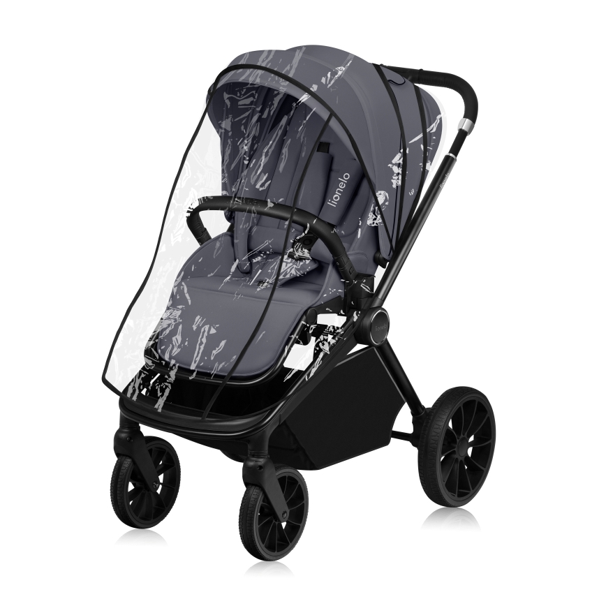 Lionelo - Carrinho desportivo MIKA PLUS Cinzento Stone