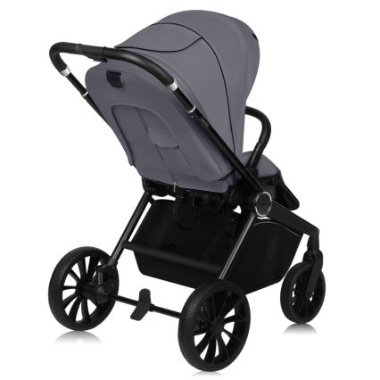 Lionelo - Carrinho desportivo MIKA PLUS Cinzento Stone