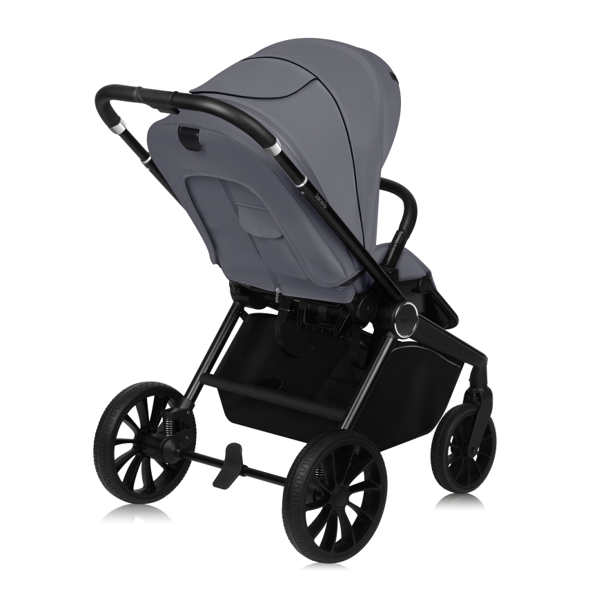 Lionelo - Carrinho desportivo MIKA PLUS Cinzento Stone