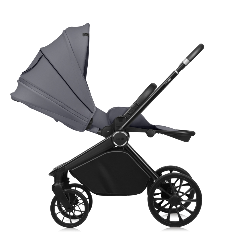 Lionelo - Carrinho desportivo MIKA PLUS Cinzento Stone