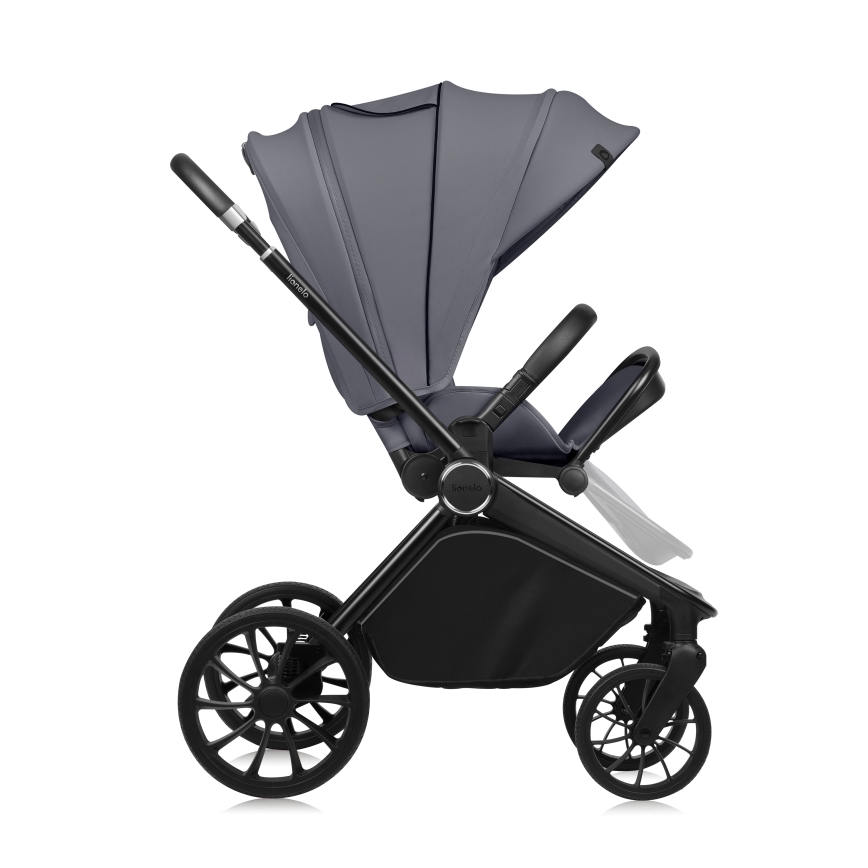 Lionelo - Carrinho desportivo MIKA PLUS Cinzento Stone