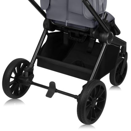 Lionelo - Carrinho desportivo MIKA PLUS Cinzento Stone