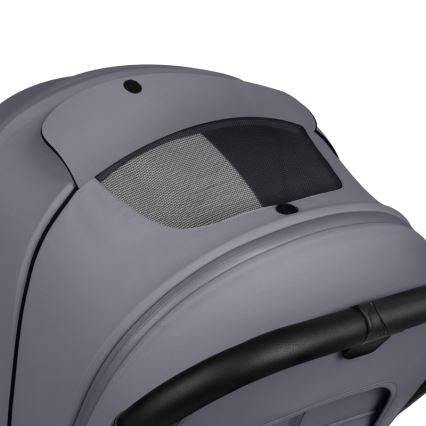 Lionelo - Carrinho desportivo MIKA PLUS Cinzento Stone