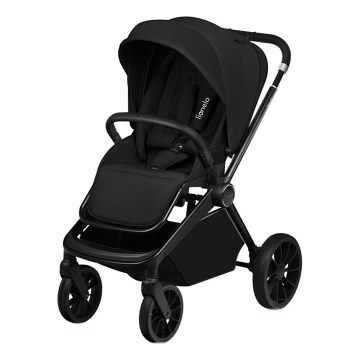 Lionelo - Carrinho desportivo MIKA PLUS Preto Ônix