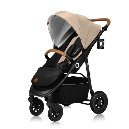Lionelo - Carrinho desportivo NATT Bege Areia