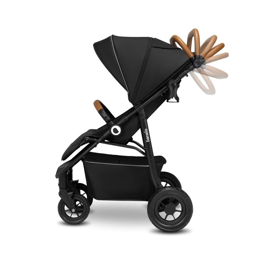 Lionelo - Carrinho desportivo NATT Black Onyx