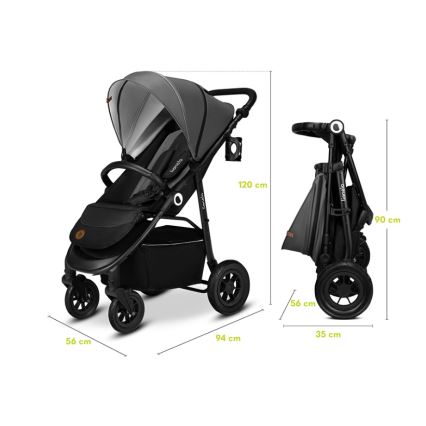 Lionelo - Carrinho desportivo NATT Verde Esmeralda