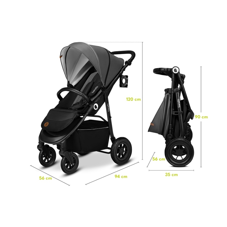Lionelo - Carrinho desportivo NATT Verde Esmeralda