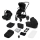 Lionelo - Carrinho multifuncional 3 em 1 MERIL Black Onyx