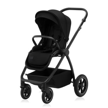 Lionelo - Carrinho multifuncional 3 em 1 MERIL Black Onyx