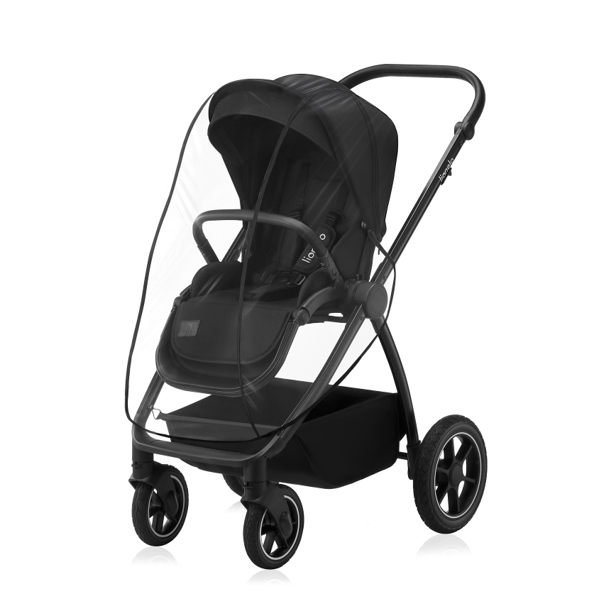 Lionelo - Carrinho multifuncional 3 em 1 MERIL Black Onyx