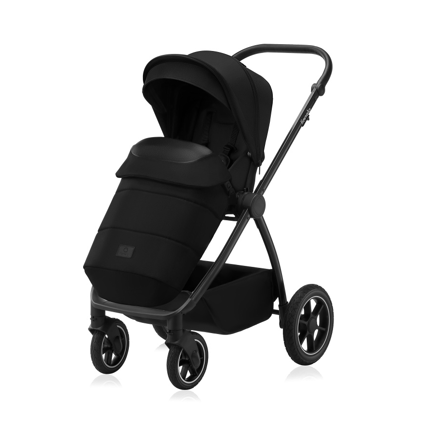 Lionelo - Carrinho multifuncional 3 em 1 MERIL Black Onyx