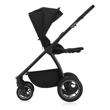 Lionelo - Carrinho multifuncional 3 em 1 MERIL Black Onyx